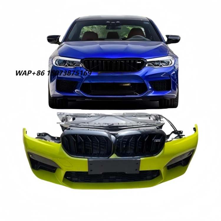 New High Quality Plastic 5 Series M5 F90 Front Bumper Grille Center Nose Part Protection Kit Universal Fitment Easy 3 Months