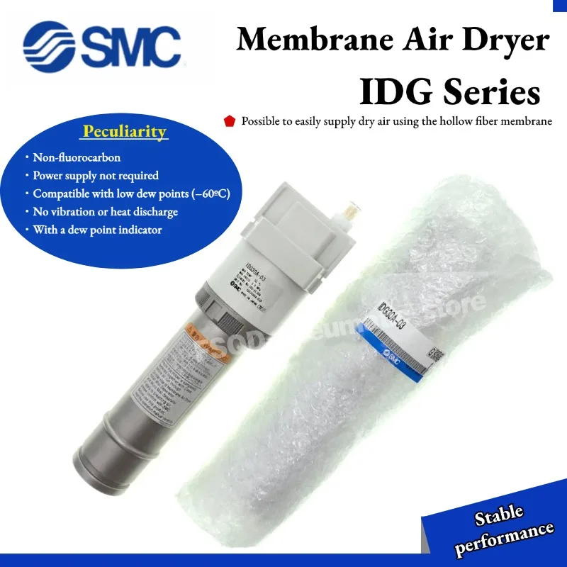 

IDG30A IDG30 IDG50A IDG50LA IDG75SA IDG75A IDG75 IDG100A-03 04 03B 02B 04B-P-R SMC Membrane Air Dryer IDG Series Pneumatic tool