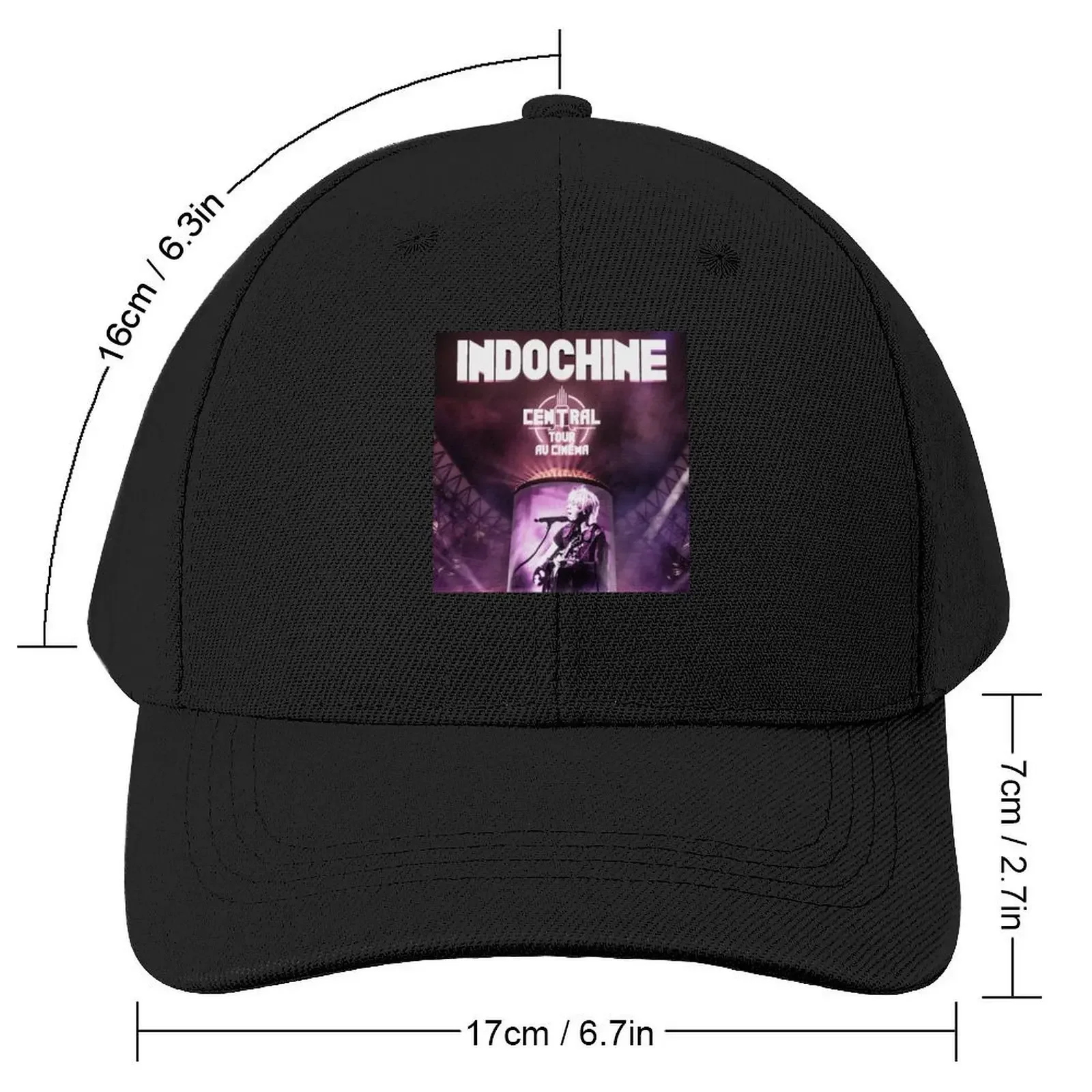 indochine live central tour 2022 masjulai Baseball Cap birthday Cosplay Women's Hats For The Sun Men's