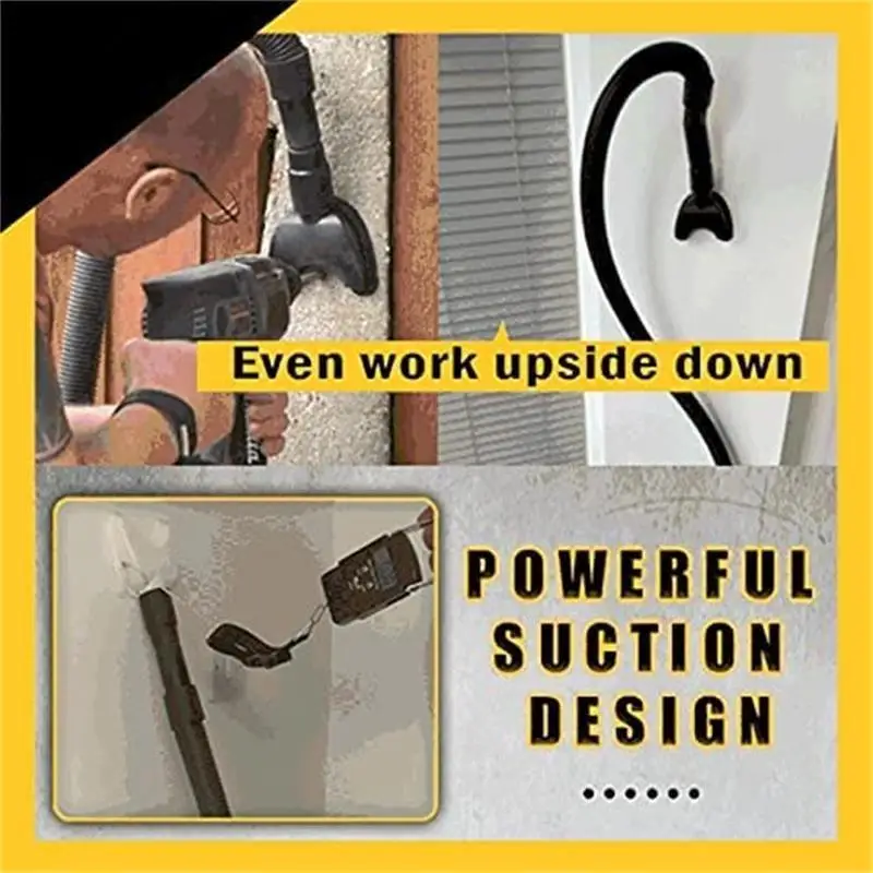 

Electric Drill Dust Collector Electric Hammer Hole Punching Vacuum Cleaning Hands-Free Dust Prevention Tool Accessories