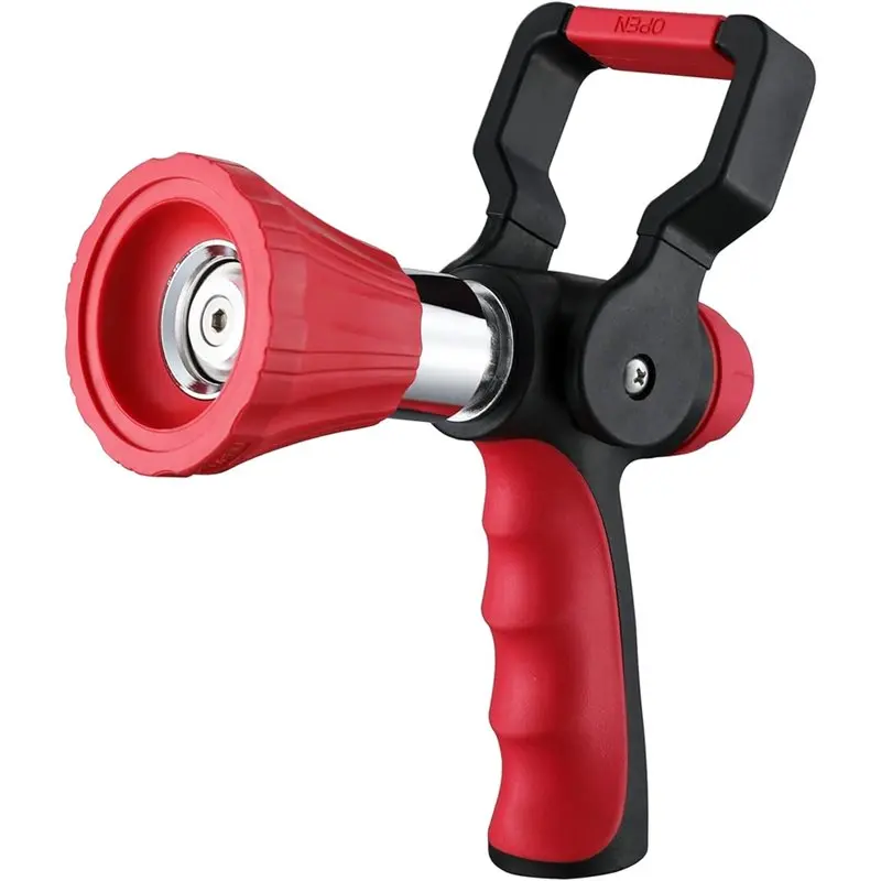 ab11-高圧消防士用スプレーノズル、レバーハンドルと滑り止め人間工学グリップ付きヘビーデューティーガーデンホースノズル