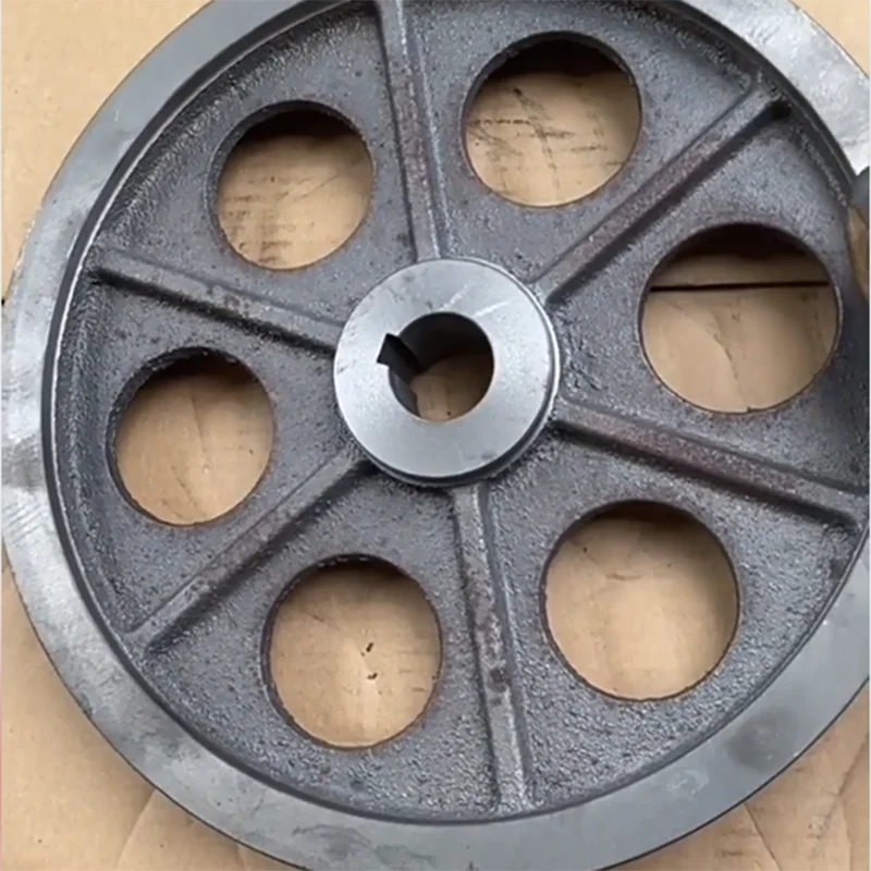 Type A Double Groove Diameter 200-220-250 Triangular Belt Wheel Outside Cast Iron Belt Disk Motor Accessories