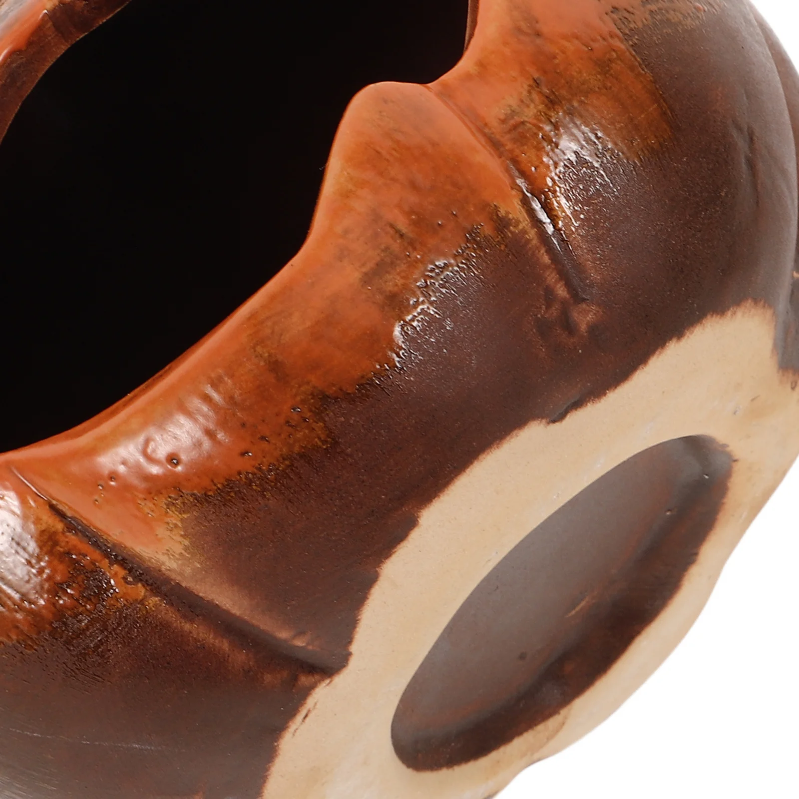 

Halloween Pumpkin Holder Ceramic Tea Light Tall Candlestick Tabletop Decoration Living Room Horror Party Supplies