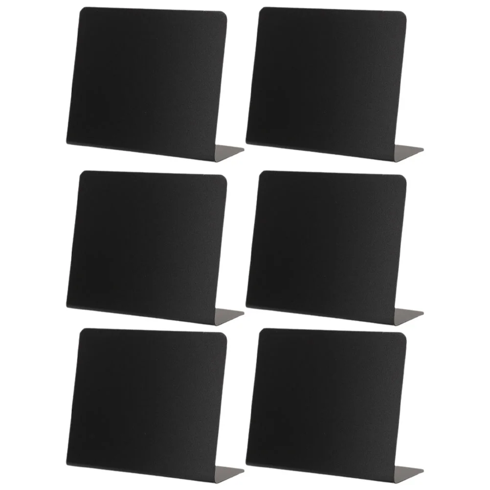 

6 Pcs Desktop Price Board Chalkboards for Menu Mini Blackboards Writing Message Pvc Drawing Display Cartoon