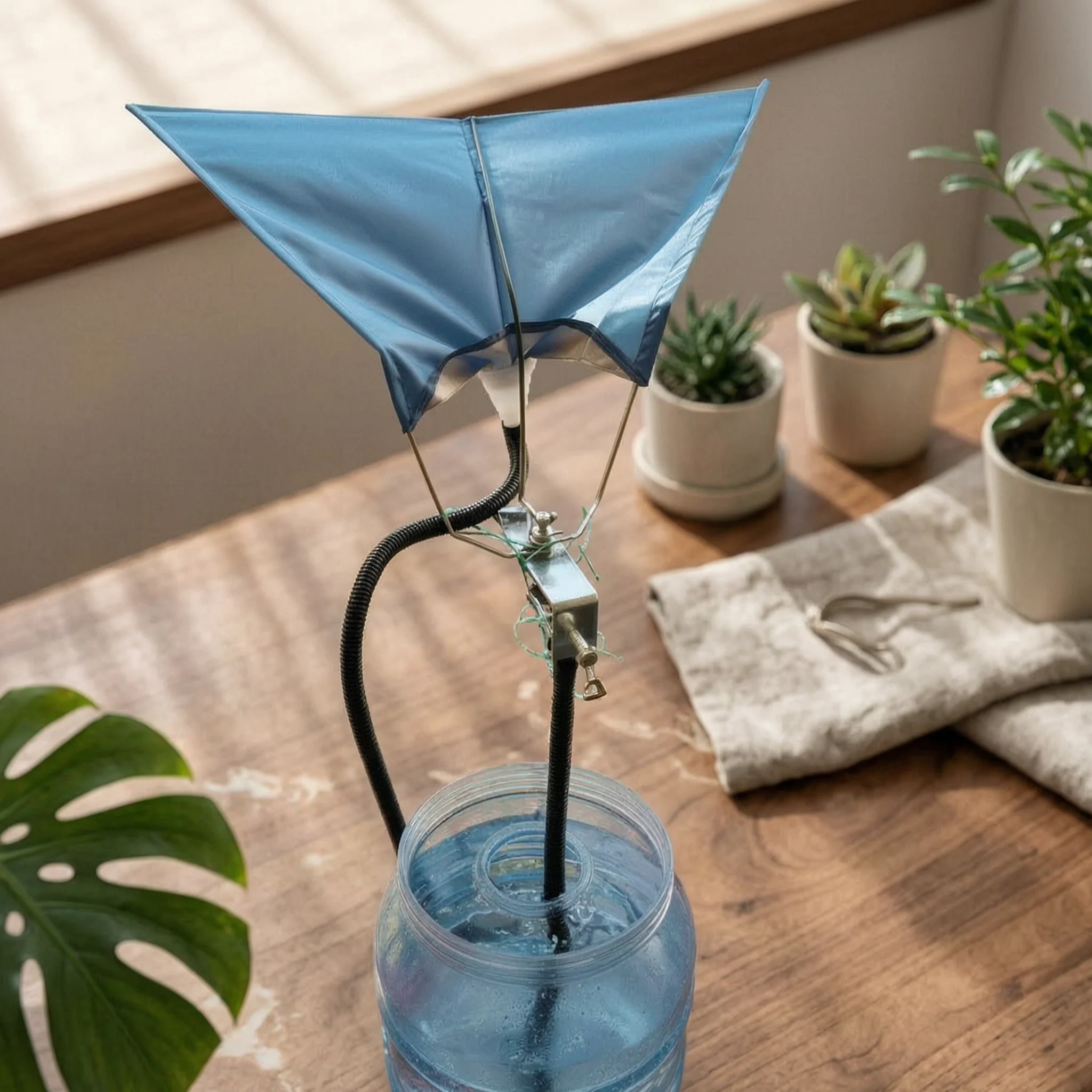 Balcony Rainwater Collector Plant Friendly Balcony Rain Catcher Garden Supply Easy to Install for Outdoor