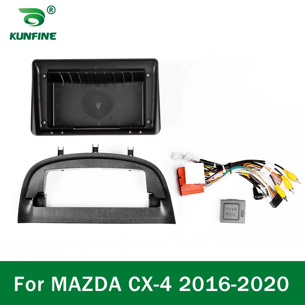 Car GPS Navigation Stereo For MAZDA CX-4 2016 - 2020 Radio Fascias Panel Frame Fit 2Din 10.1 inch In Dash headunit screen