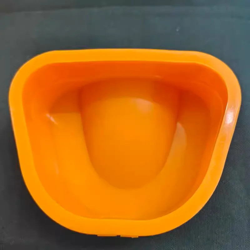 6pcs Silicone Dental Lab Plaster Model Former Base Denture Surround Holding Tray