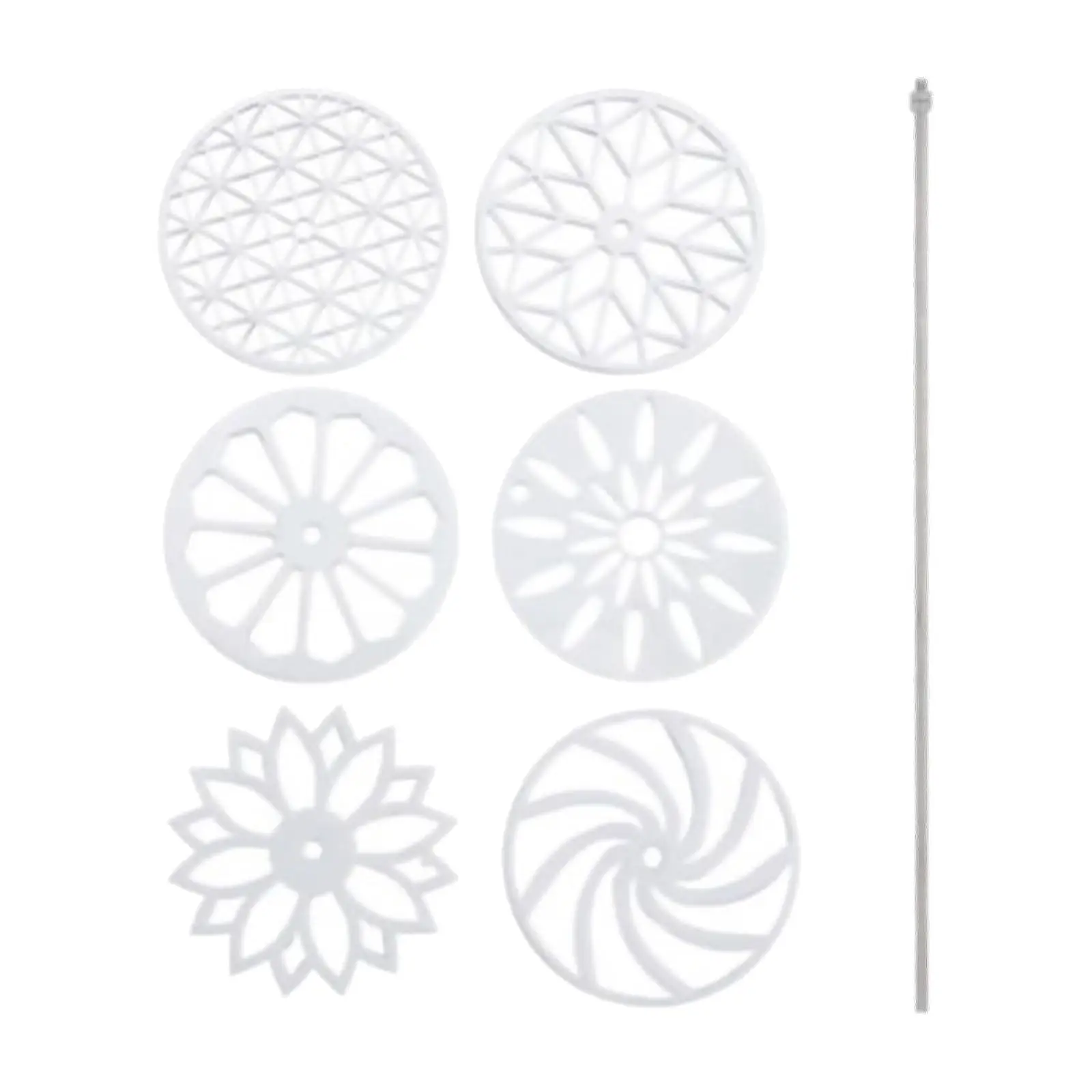 

Soap Mold Kit Acrylic Flower Templates Pull Through Shaper for Homemade Soaps and Candle Making Crafts