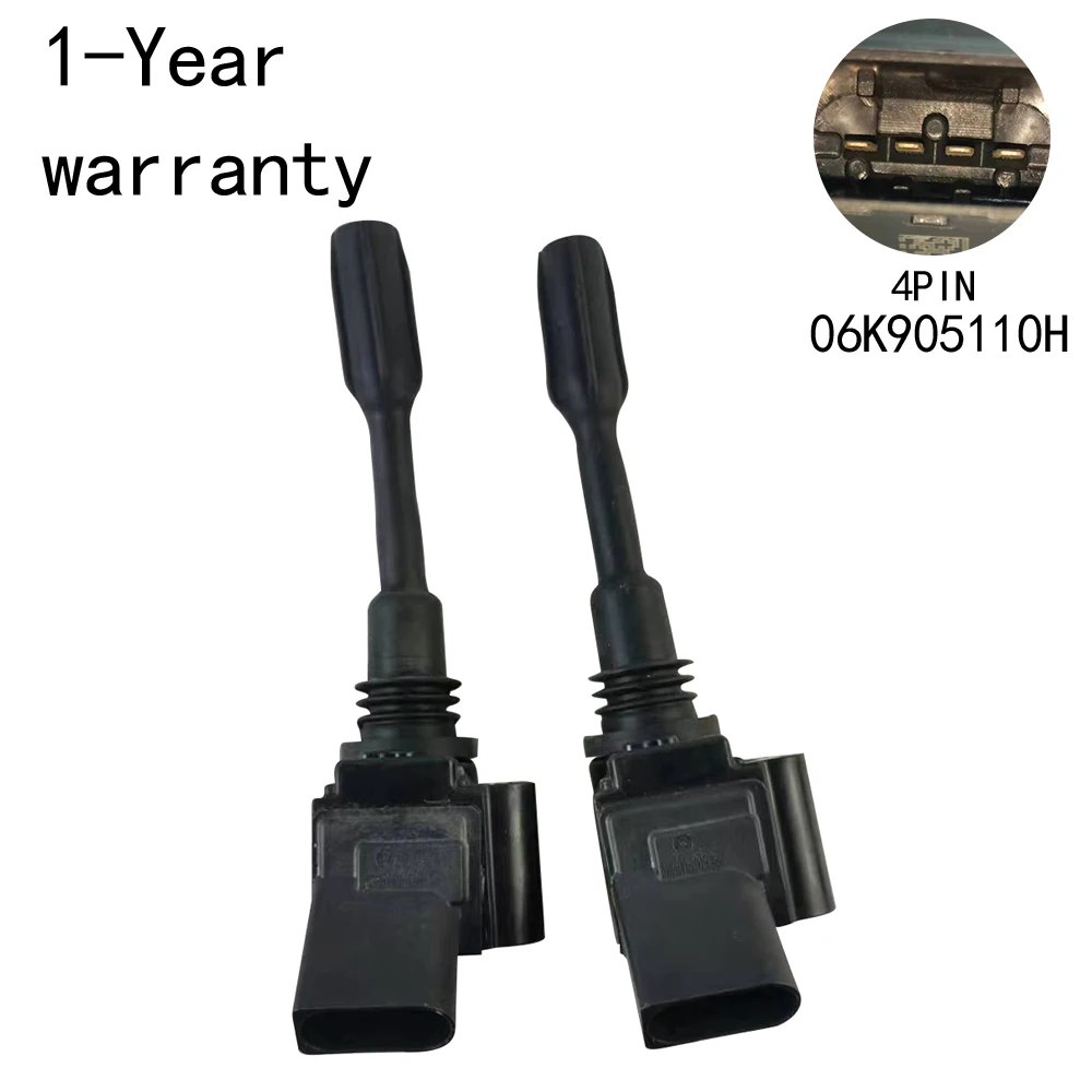 2Pcs Ignition coil For Audi Q3 A4L VW Passat Teramont Lamando Tiguan Magotan Tayron Skoda Kodiaq Superb 06K905110H