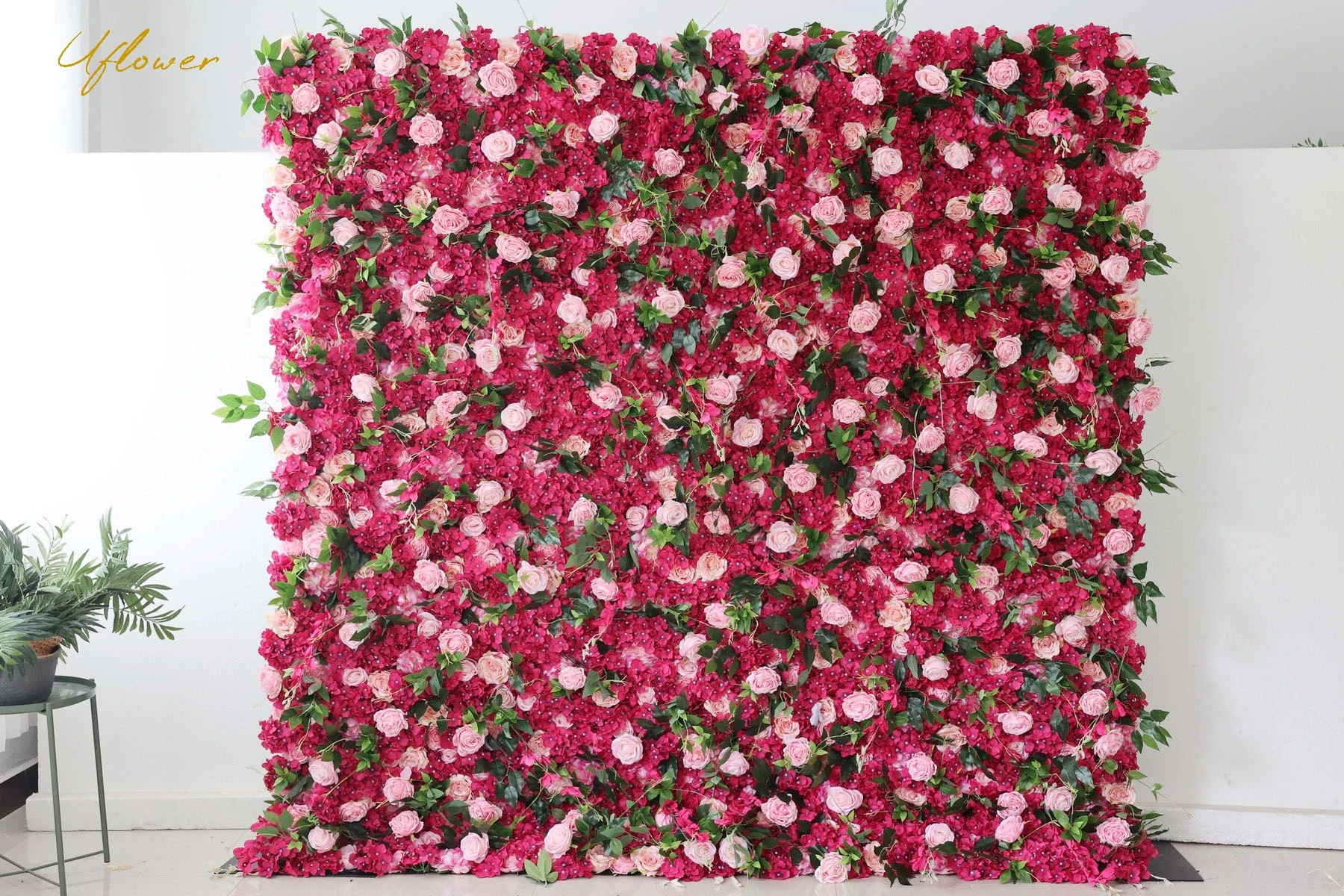 Wedding Red Pink Rose 5D  Artificial Flower Wall Row Flower Arch Backdrop Fabric Floral Event Party Prop Floral Arrangement