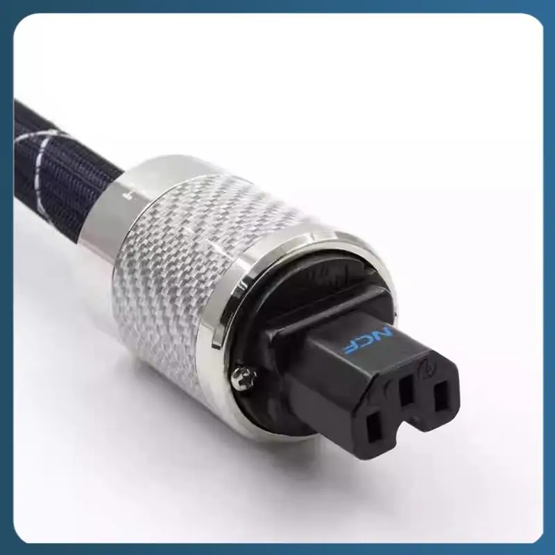 

Y22A-Flux-50 NCF Power Filter Nano Crystal Rhodium Plating Nonmagnetic FI-50R NCF Connector IEC320 To C15 Plug