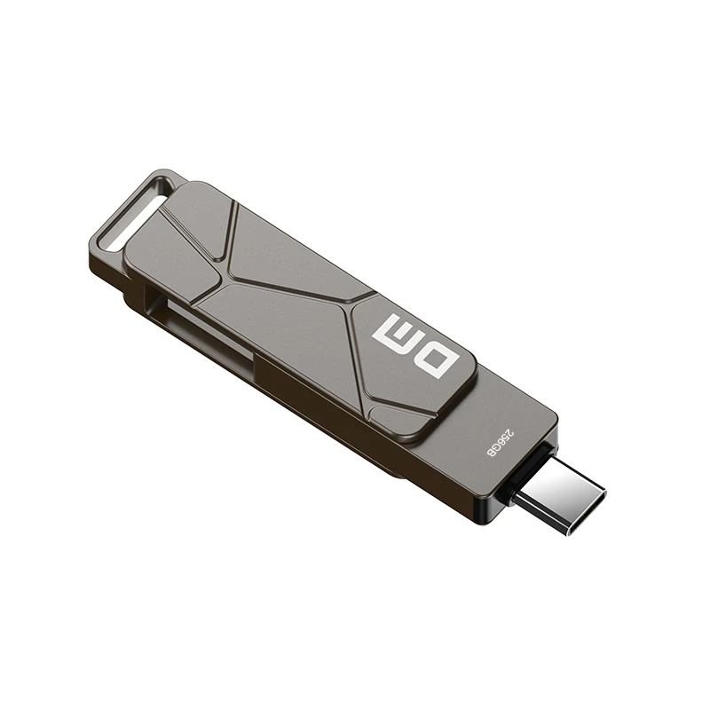 Dm Typ c USB 3. 0 Flash-Laufwerk pd198 64g 3,2g 128g 256g mit Dual-Port für Typ C Smartphone und Computer