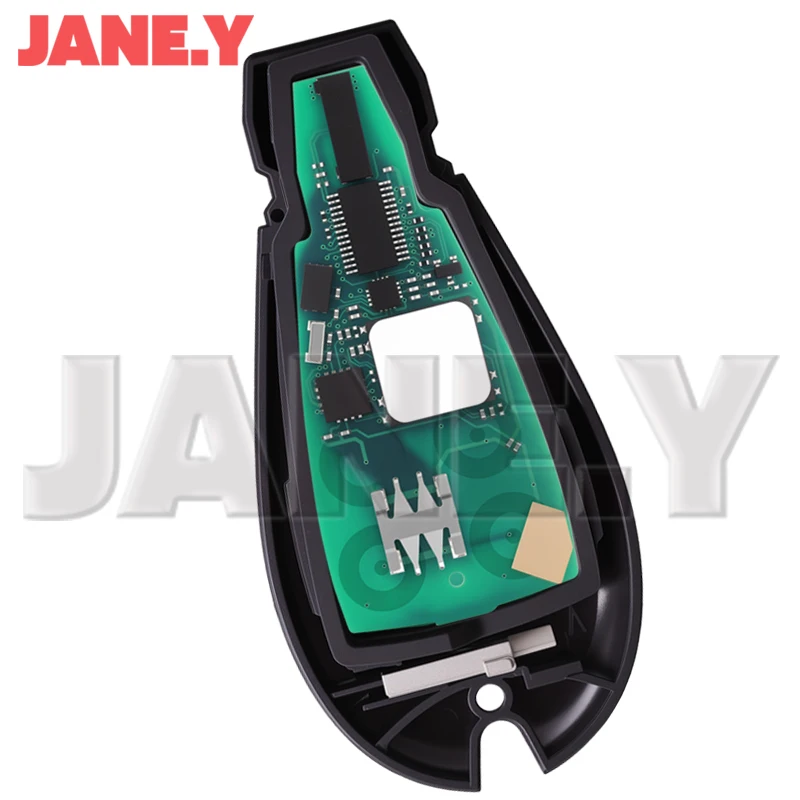 1YZ-C01C مفتاح السيارة عن بعد لكرايسلر تاون آند كونتري جيب جراند شيروكي 300 دودج كارافان مفتاح السيارة ID46 رقاقة 433 ميجا هرتز بدون مفتاح #4