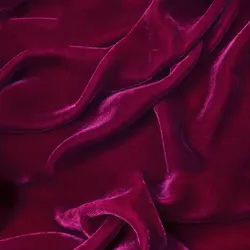 Silk Velvet Fabric Luxury Evening Gown Cheongsam Dress Suit DIY Sewing Pure Color Fabric Soft Silky Craft Accessory Width 140cm