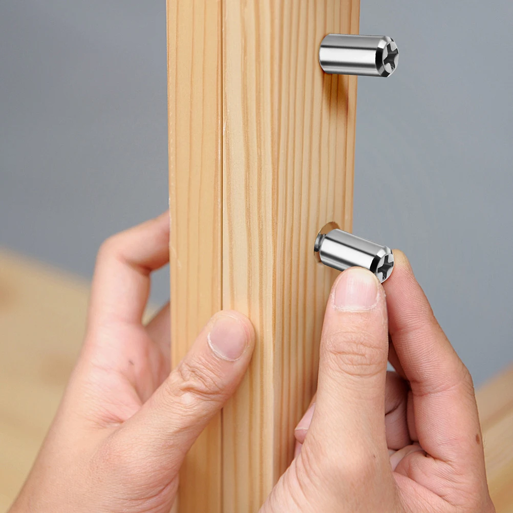 

100 Pcs Screw Holder Rubber Sleeve Furniture Pegs for Shelves Cabinet Shelf Support Pins Nails