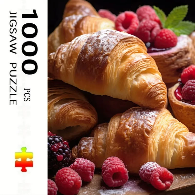 

Dessert Steak Food New Style Educational Puzzle Difficult Challenge Leisure Decompression Jigsaw Puzzle