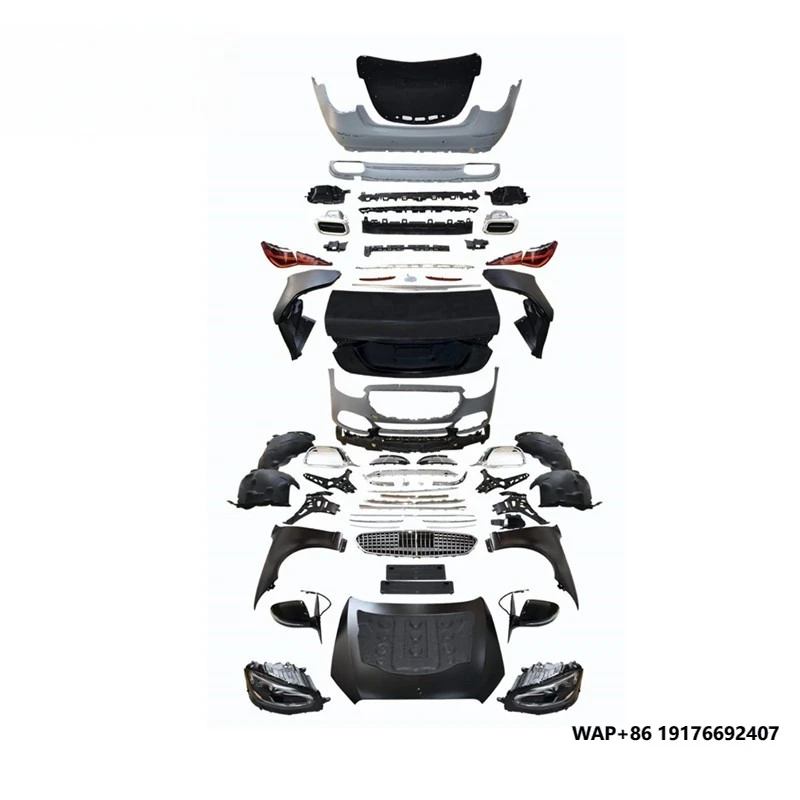 Full Set Body Kit W221 Upgrade To W223 For MercedesBenz S-Class Maybach'