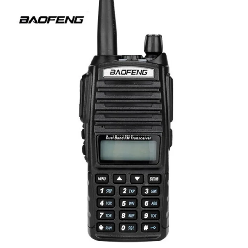 Baofeng UV 82 Dual Band  Walkie Talkie  Real 5W Ham Radio Comunicador Dual PTT Long Range 2 Way Portable FM Amateur Radio Statio