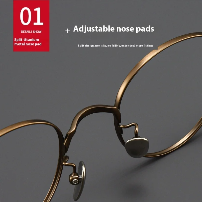 وصفة طبية رائعة من التيتانيوم لقصر النظر وطول النظر وصفة طبية مخصصة نظارات متعددة البؤر التقدمية للرجال #3