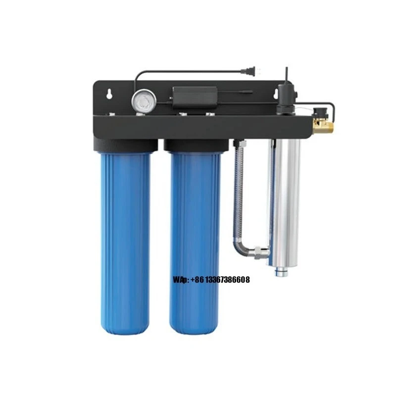 Wholesale Custom Hot Sale Manual RV  3-Stage Filtration Water Purifier with UV Lamp Bacteriostasis Design