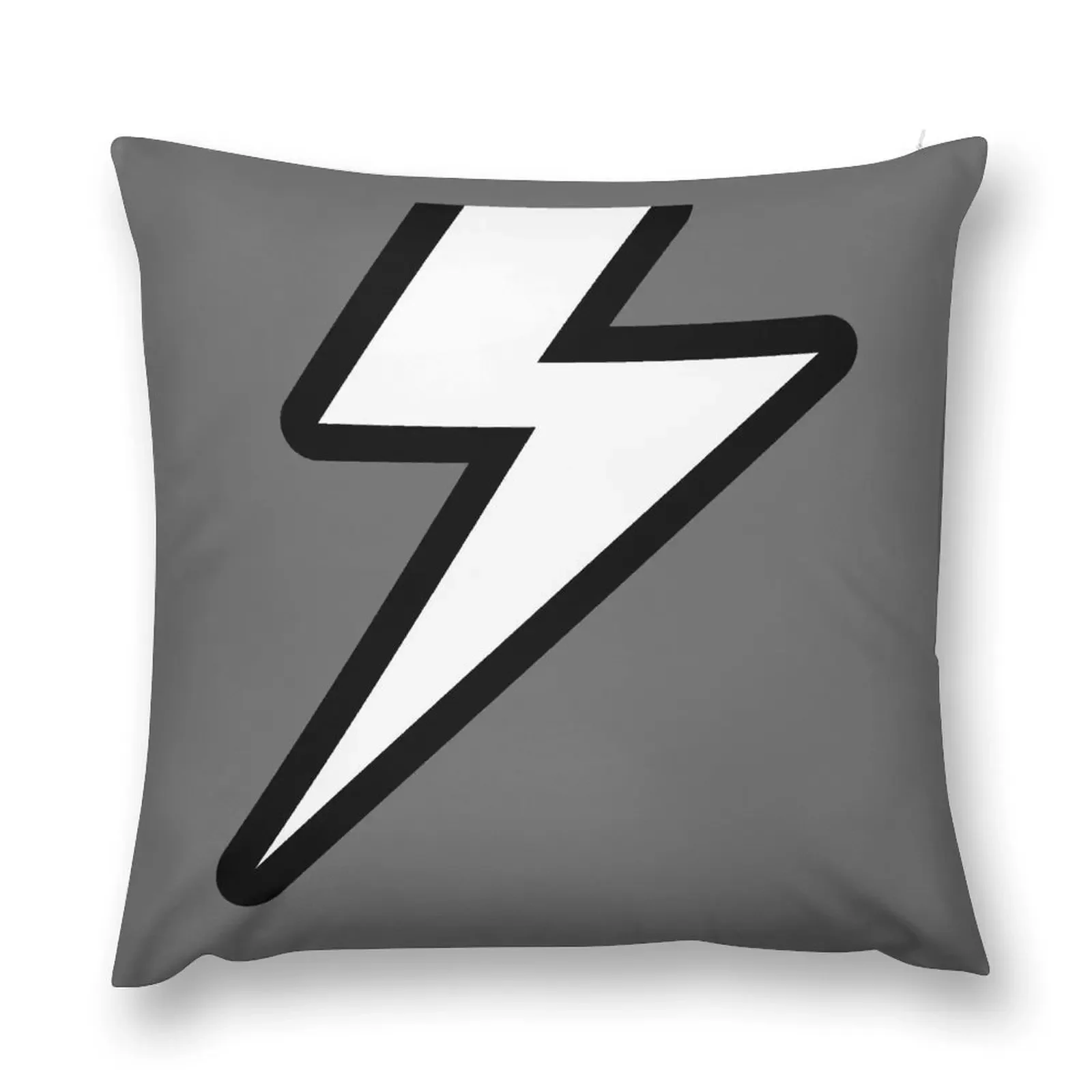 

Black & White Lightning Bolt Throw Pillow Pillowcases Bed Cushions Cushions pillow