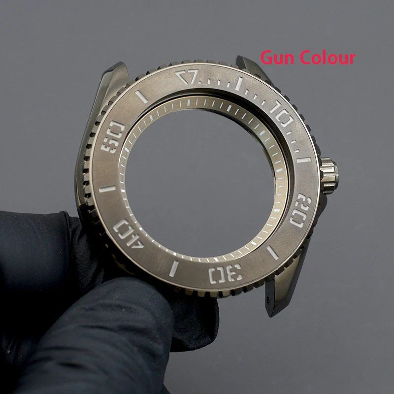 Mod Gun Colour PROSPEX SLA071J1 Watch Case with Sapphire Glass 200M Waterproof Diver Fit NH34 NH35 NH36 4R 6R Japan Automatic