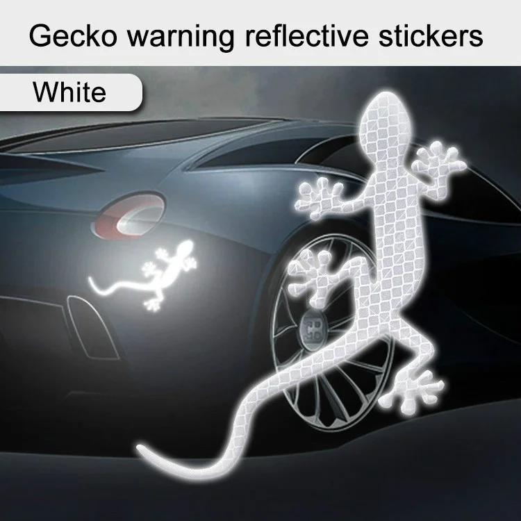 Reflective Sticker Safety Warning Mark Tape Auto Exterior Accessories Gecko Reflective Strip Light Reflector Car Sticker