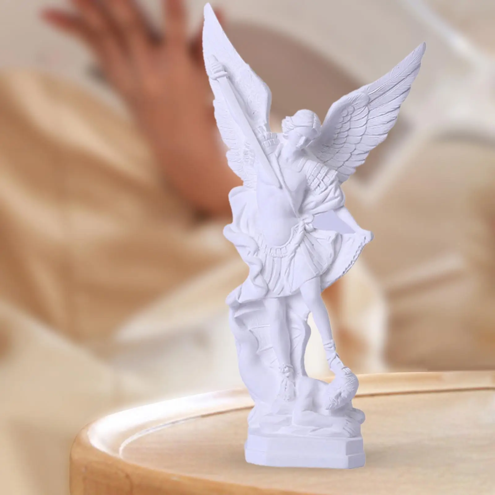 Angel Figurine Statue Resin Fairy Sculpture Decoration Art Collectible Crafts for Home Living Room Decors Housewarming Gift