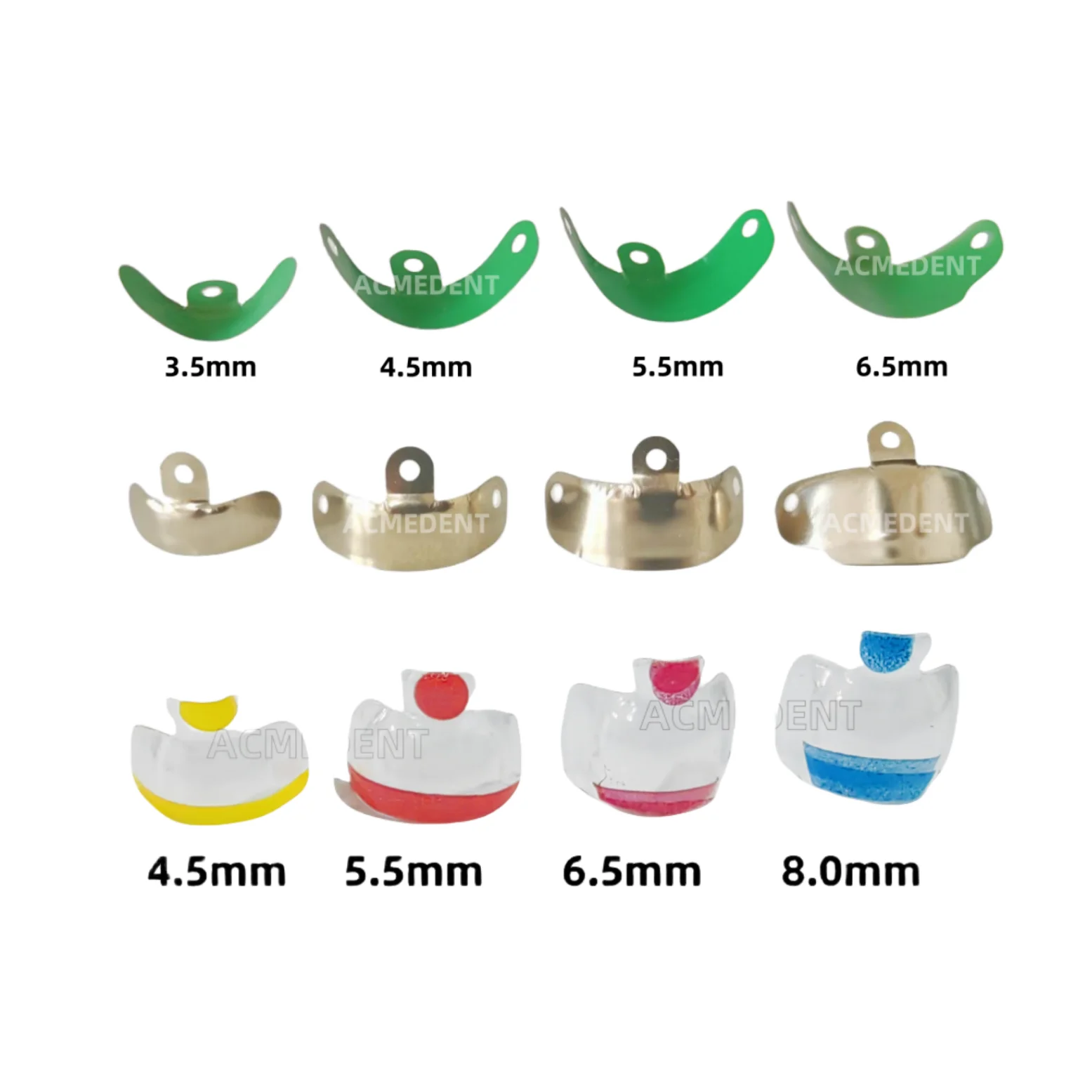 

Dental Clear Matrix Evolve Molar Matrice Bands Mylar Transparent Matrices or Metal