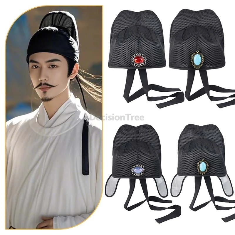 

2025 tang dynasty li bai the same hat chinese ancient style literati daily traditional hat hanfu photography prop headgear