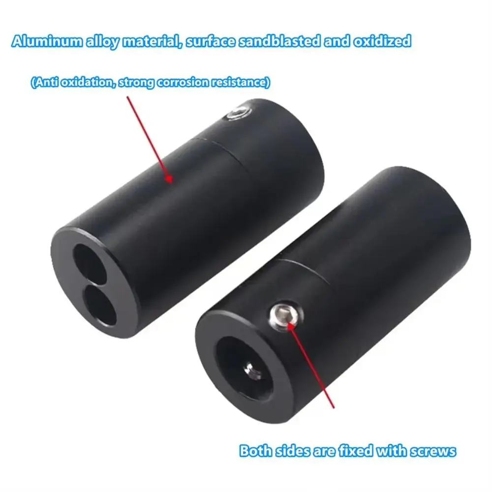 1Pcs 1 To 2 Audio Y Splitter Aluminum Alloy Banana Plug RCA Plug Connector DIY Modified Y Type Audio Cable Splitter Adapter
