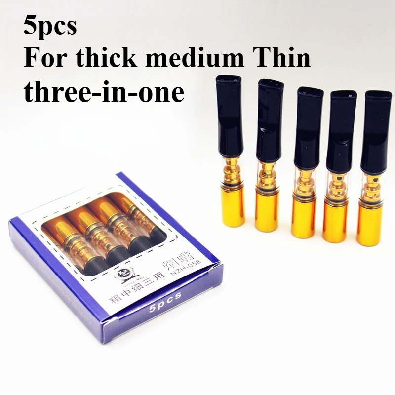 5 boxes Portable Reducing Cigarette filter Tar Cigarette Holder High quality detachable Tobacco Filters Mini Smoking filter