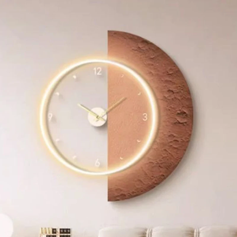 Creative Wall Clock Large Living Room Decorative Wall Clocks Elegant Interior Ornaments Mechanism Silent Led Digital Watches