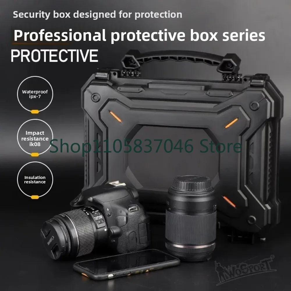 Safety box 32cm (12.6 inches) dustproof, waterproof, impact resistant toolbox