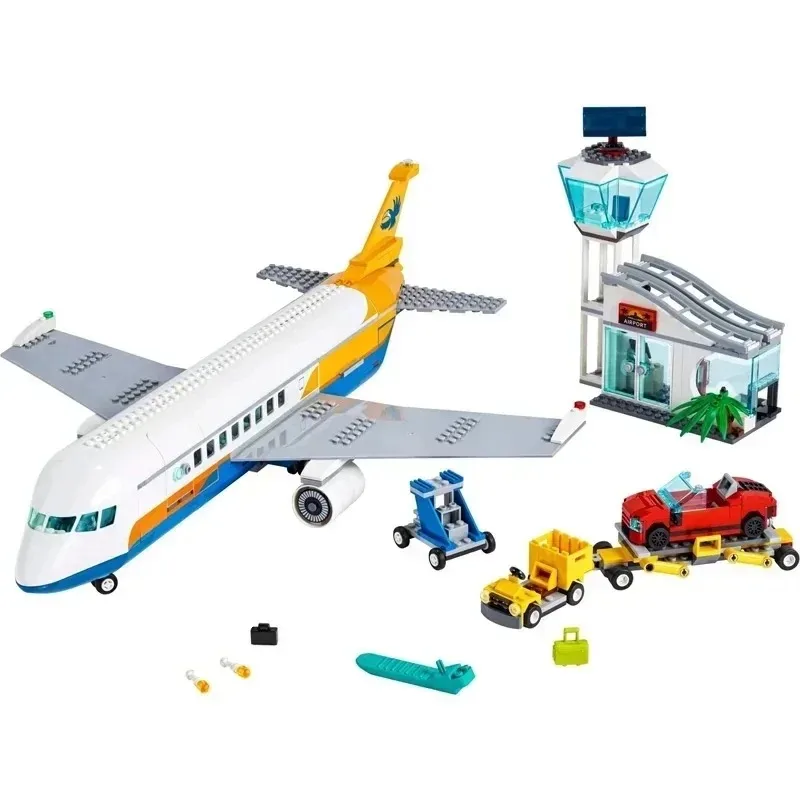 City Airport Aircraft Plane Model Building Bricks Educational Plane Building Blocks Educational Toys for Children Gift