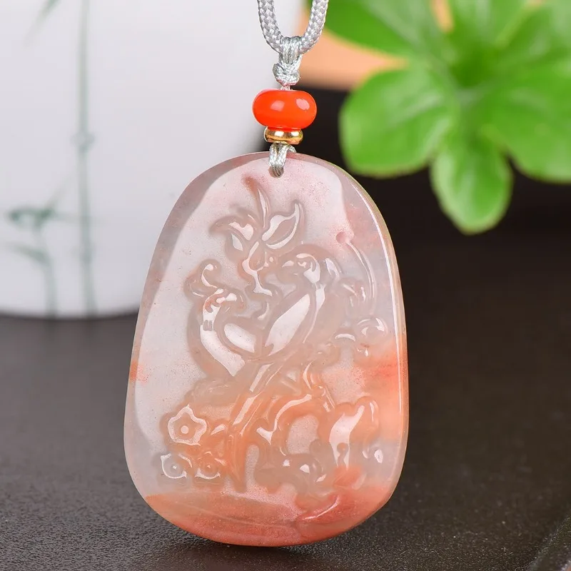 Exquisite Ethnic Style Unisex Jade Tag Pendant