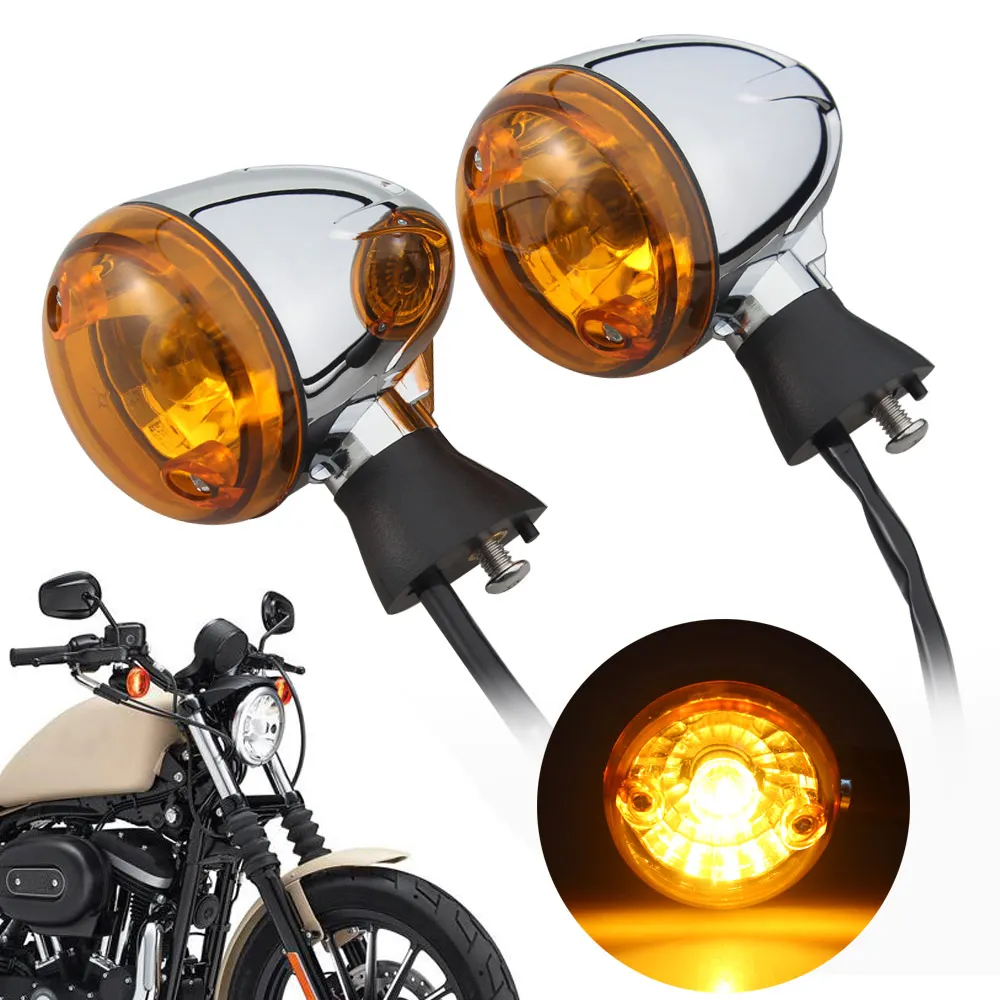 

Motorcycle Part Metal Front Rear Turn Signal Light Case Indicator Amber Lamp Fit For Indian Scout Sixty BOBBER 2014-2019 2020