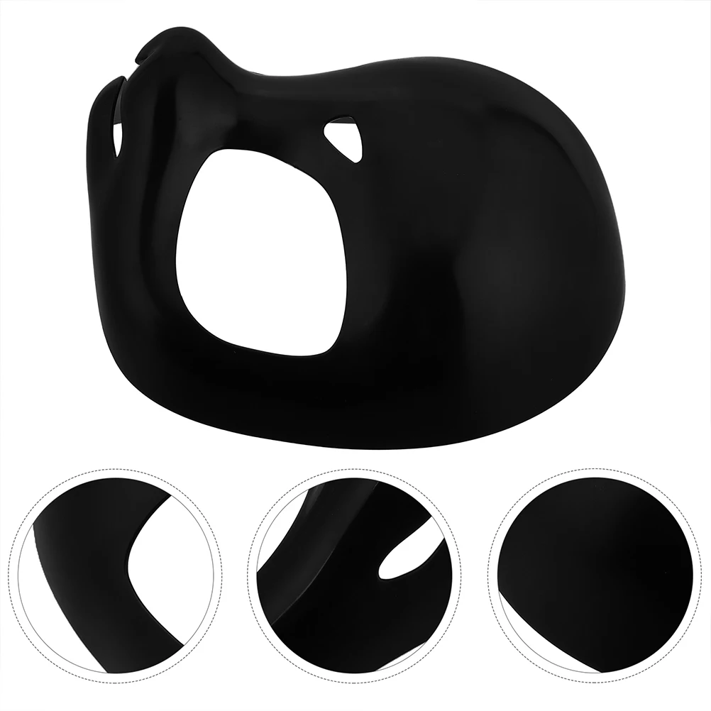 

2 Pcs Mask Head Costume Face Cosplay Accessory Plastic Masks Blank Diy