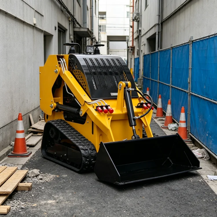 SDLOT Lightweight Mini Skid Steer Loader Laidong Diesel Engine CE EURO5 Hydraulic Leveling Bucket for Courtyard Site