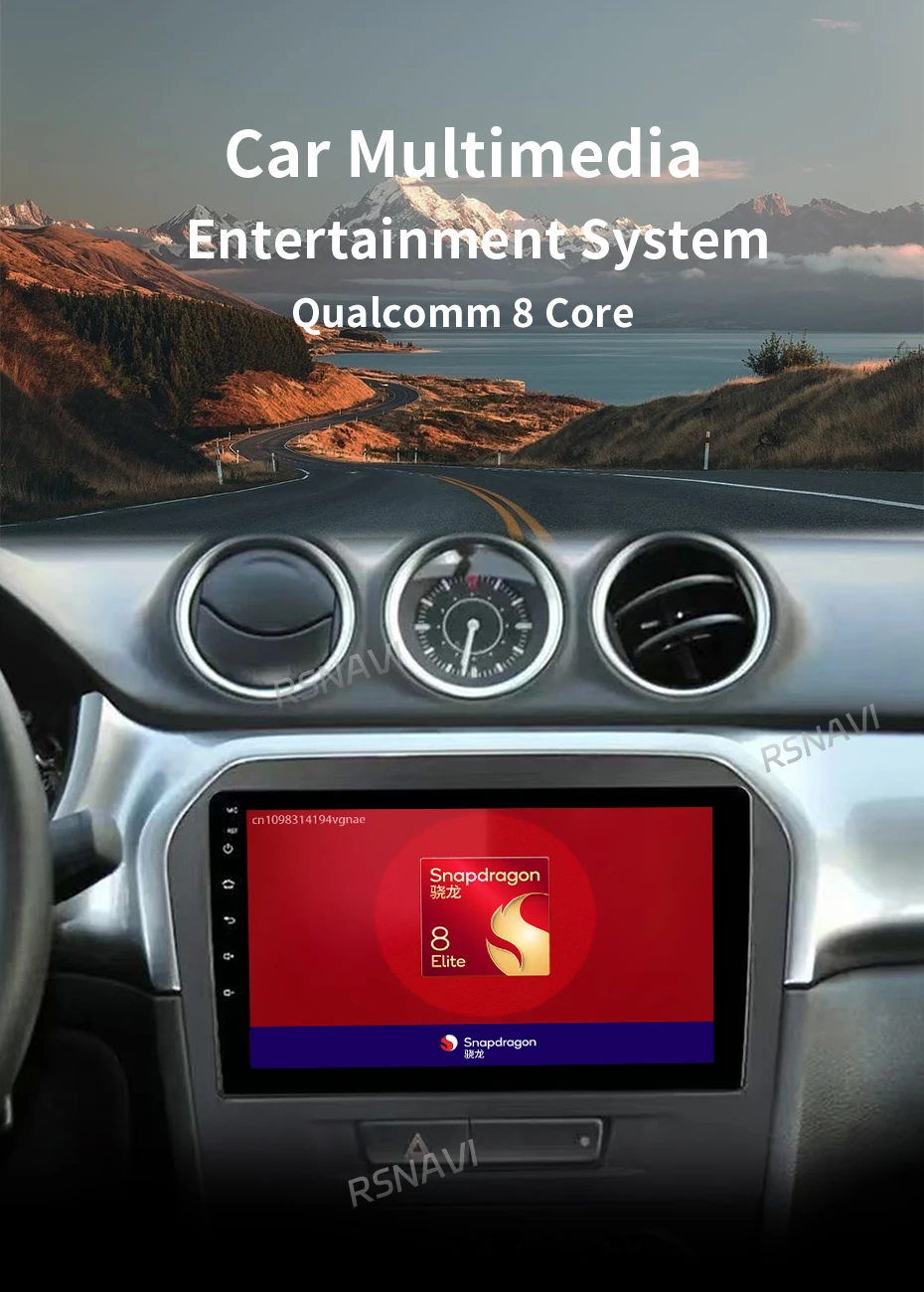 Android 16 Wireless Carplay Auto Für Suzuki Vitara 4 2017 2018 2019 2020-2022 Autoradio Stereo Multimedia Navigation GPS-Player – Detail 3