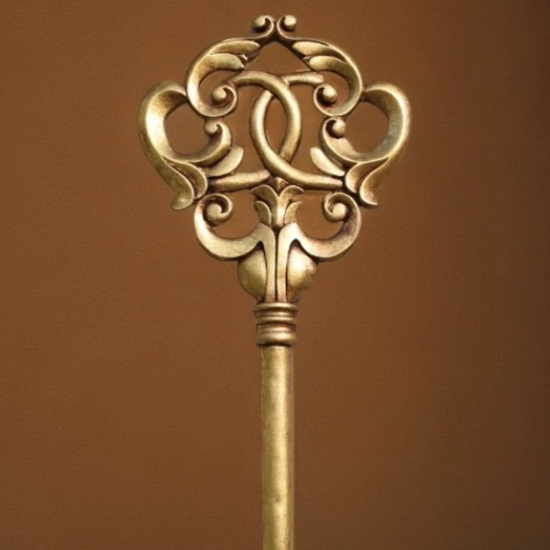 European retro applique engraved key bar wall decoration entrance wall wall pendant decoration gift craftsmanship