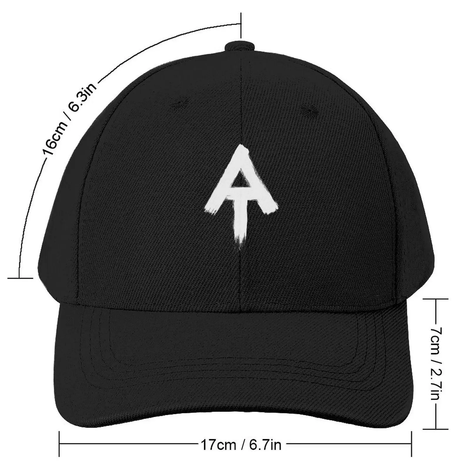 Appalachian Trail White Painted Blaze AT Symbol Baseball Cap hard hat Luxury Cap For Girls Men's