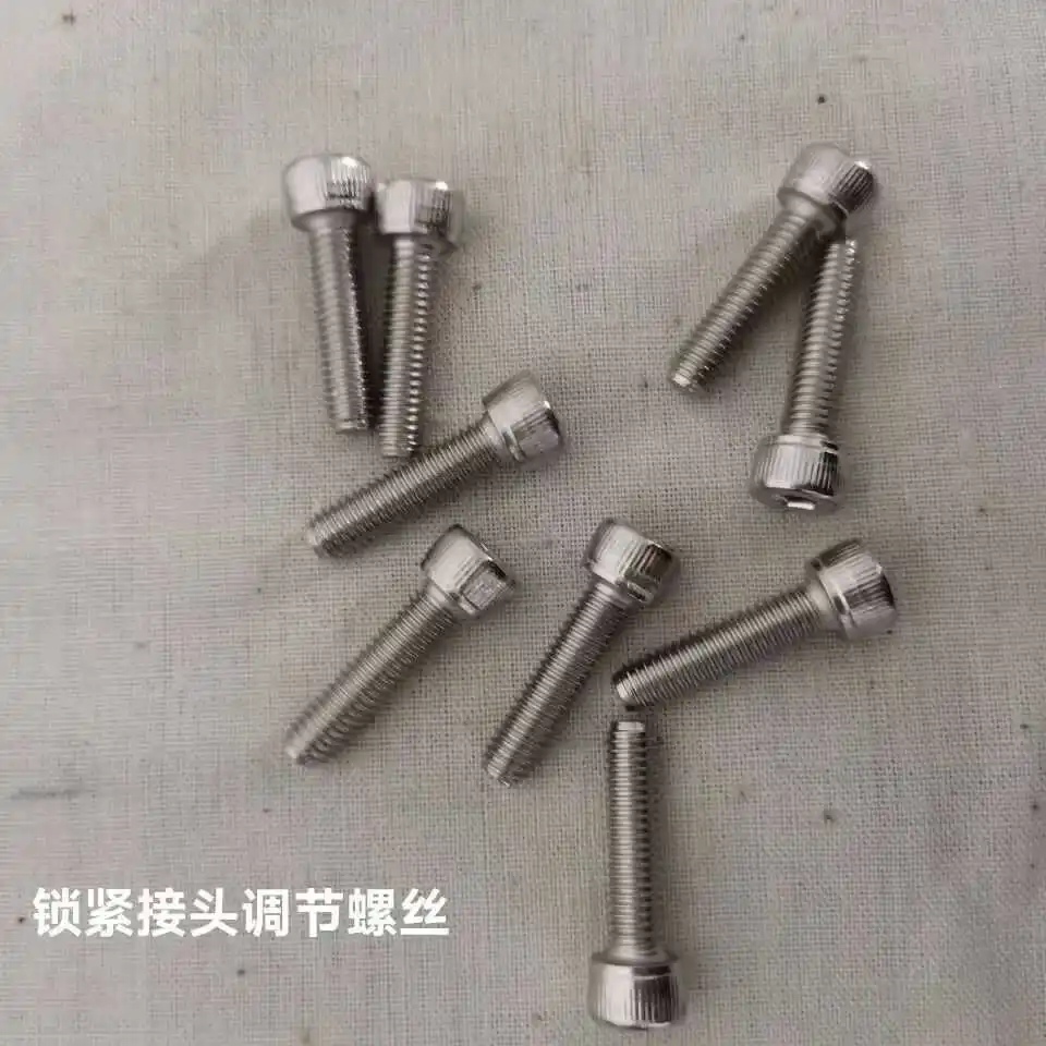 Prosthetic accessories, special for locking pipe joints, hexagon screws