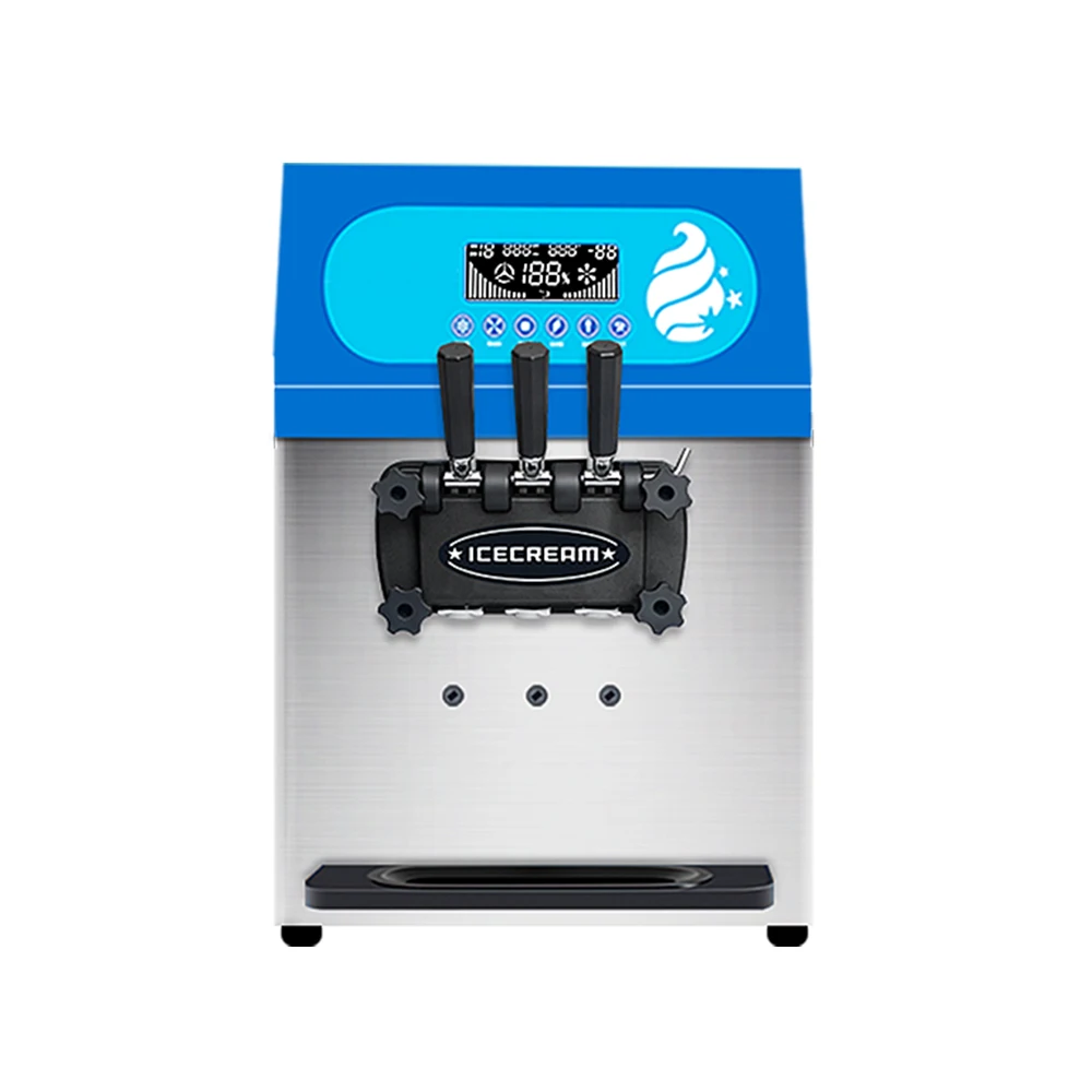 Ice Cream Maker Machine Commercial 25-28L Professionals Price 18OOW Soft Serve Ice Cream Maker Machine