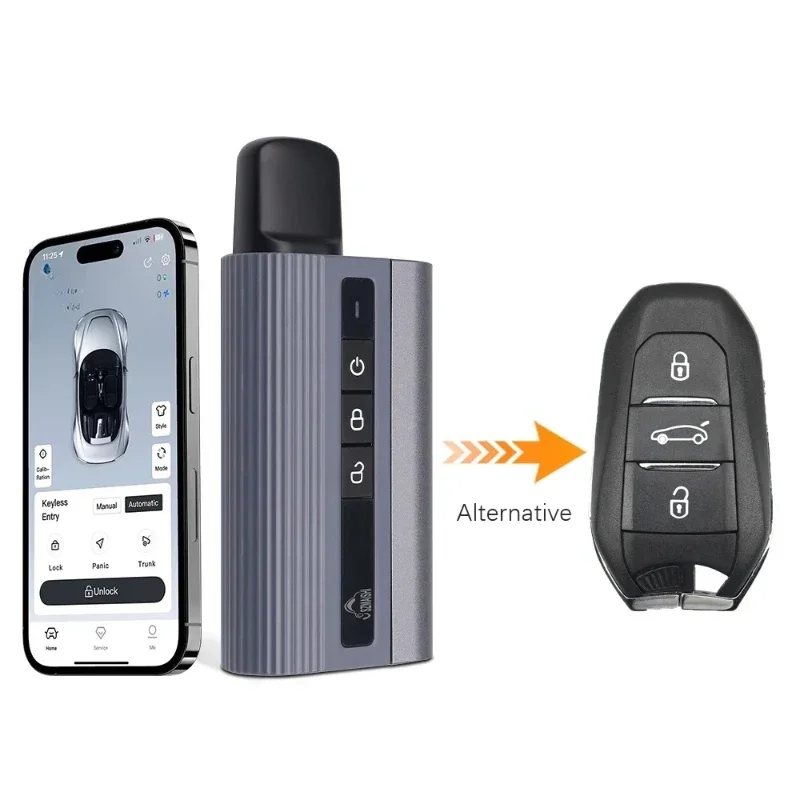 46 chip 433MHZ keyless remote control phone key replaces the traditional blank car key