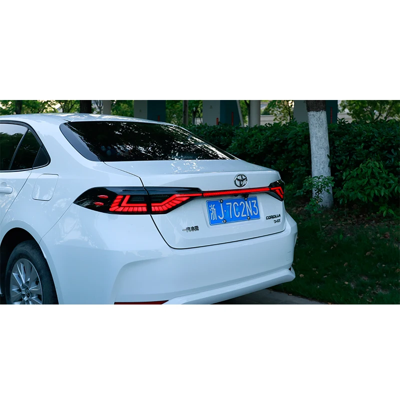 

Модифицированные светодиодные задние фонари Zhengwo для Toyota Corolla 2019-2022, автозапчасти, анимация запуска, последовательные лампы для подтяжки лица