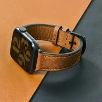 Leather Watch Band for apple watch strap 49mm 44 45mm 42 38mm 40mm 41mm Woman Man bracelet for iWatch series 8 7 6 5 4 3 Se Band