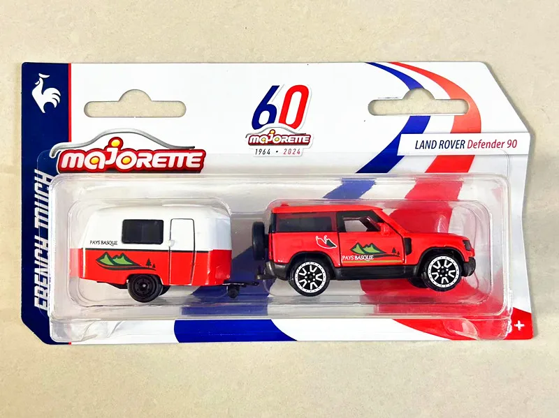 Majorette French touch 60th anniversary DS 7 Trafic 3008 GT trailer 1/64 Diecast Model Car Kids Toys Gift