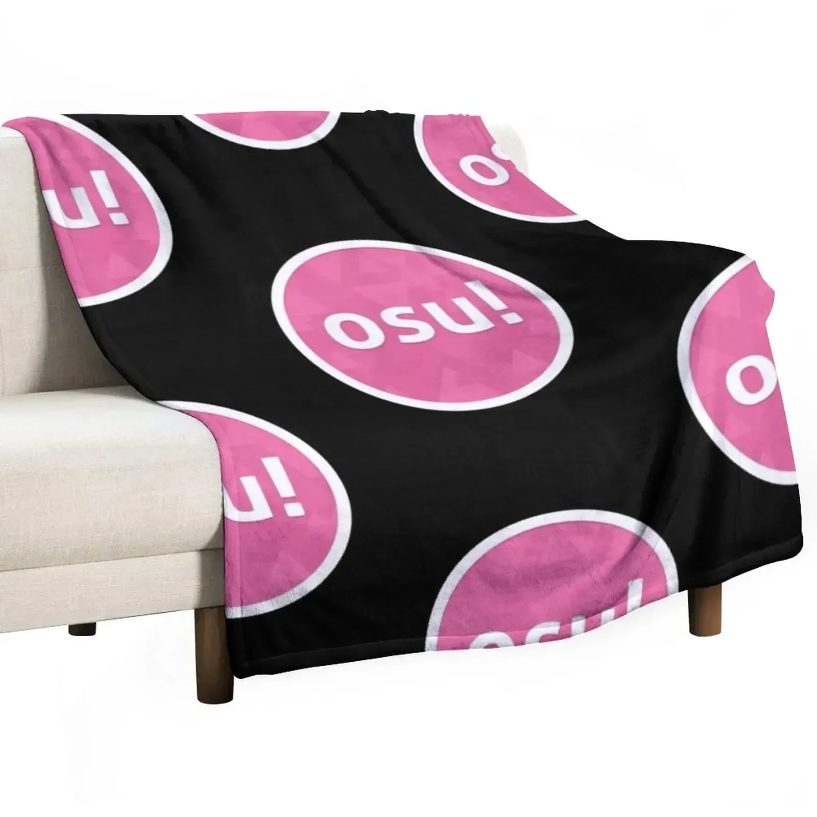

osu! Throw Blanket For Sofa Thin Plush Blankets