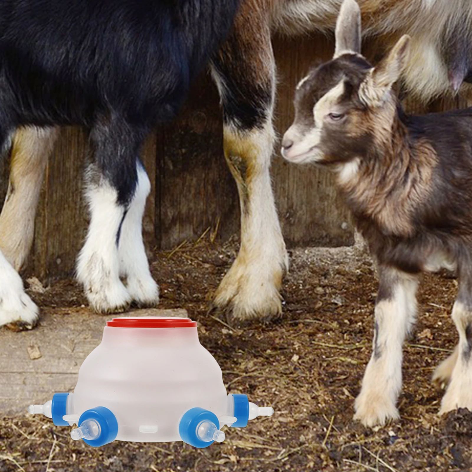 

Livestock Feeding Bottle Piglet Calves Milk Jars Lids Small Goat Breastfeeding Artifact Sheep Multi Use Lamb Feeder Replacing
